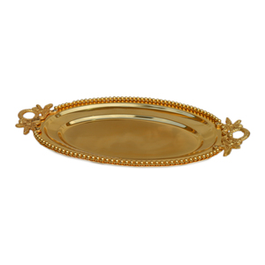 Plateaux de service en métal design Hot Designs Factory Quality Bulk Supplies Plateaux en métal pour la maison Hôtel Mariage Restaurant Decor - Product Image 3