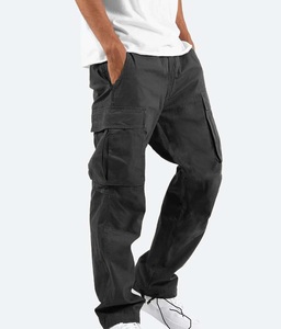 Logotipo personalizado de la marca Ropa al aire libre Pantalones Cargo Hombres Pantalones de hombre personalizados de alta calidad Antiarrugas Liso teñido Impreso - Product Image 5