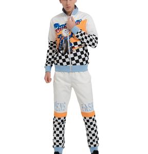 Printemps Automne Impression de logo personnalisé OEM Survêtements de sport décontractés à fermeture éclair Ensembles pour hommes Ensemble tricoté pour hommes Survêtement pour homme - Product Image 1