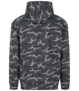 Sudadera Deportiva con Capucha de Felpa Técnica para Hombre con Logotipo Personalizado, Estampado de Camuflaje, Tejido de Punto de Poliéster/Algodón, Estilo Formal, Sudadera de Camuflaje para Caza y Pesca con Protección Solar UPF 50+ - Product Image 4