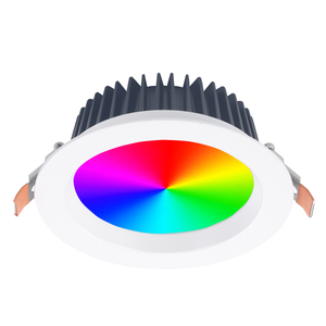 Foco de techo empotrado de 20W directo de fábrica DMX Control inalámbrico RGBW Luz LED regulable hacia abajo - Product Image 2