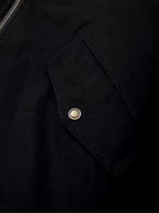 Wholesale <b>Patchwork</b> Bomber <b>Jacket</b> for Men Warm Winter Wear Custom Logo Front Pocket Casual Waterproof Breathable Windproof - Product Image 4