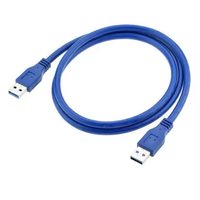 0,5m 1m 2m 3m 5m USB 3.0 USB-A Stecker auf USB-A Stecker Verlängerungskabel USB Datenkabel Extender Computerzubehör