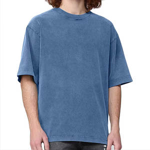 Camisetas de Algodón Grueso con Hombros Caídos para Hombre, Personalizadas OEM, Bordado, Directo de Fábrica. - Product Image 6