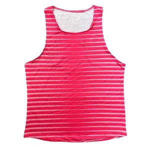 Men's Crew Neck Large Size <b>Vest</b> Gradient <b>Stripe</b> <b>Top</b> Casual Breathable Sleeveless Tees Summer Street Fashion Male Sports Clothing - Product Image 1