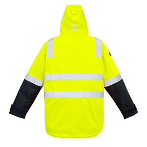 Fabrication professionnelle Hi Vis Veste de sécurité extérieure Vêtements de travail Meilleure qualité Coupe régulière Veste réfléchissante - Product Image 6