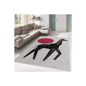 Haute Qualité Girafe Motif Numérique Imprimé Tapis À La Main Viscose Polyester pour Chambre Adolescent Couloir Machine Fait Tapis Grand - Product Image 1