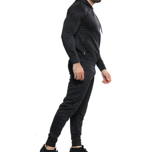 2025 meilleures ventes hommes Zip-Up Fitness Survêtements respirant 100% coton vêtements de sport pour l'hiver Logo personnalisé Plus solide - Product Image 6