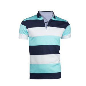 Vente en gros de polos en coton grande taille pour hommes à manches courtes tissu anti-rides respirant décontracté pour l'été Logo - Product Image 5