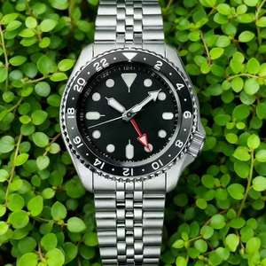 Seikos Nh34 40mm Stainless Steel Automatic <b>Mechanical</b> GMT Luminous High Quality Chronograph Diver <b>Watch</b> 20mm Band Luxury Men's - Product Image 6