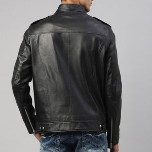 Veste en cuir pour homme, style motard, design d'usine 2025-26, style le plus récent, look classique, grande personnalité, veste en cuir pour homme - Product Image 4