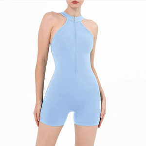 Combinaison femme été chaud Sexy licou moulant Triangle Shorts combinaison - Product Image 2