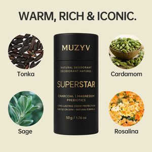 Modelo personalizado de carbón activado natural puro para hombres, antitranspirante líquido sin alcohol, desodorante, antitranspirante - Product Image 4