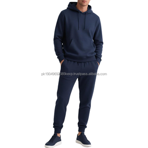 Conjunto Deportivo de 2 Piezas para Hombre, Sudadera con Capucha y Pantalones Deportivos de Felpa, Traje Deportivo Informal para Correr - Product Image 5