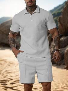 Conjunto de Verano para Hombre, Camiseta y Pantalones Cortos, Dos Piezas, Ropa Casual, Estampado Personalizado, Manga Corta, Conjuntos para Hombre, Ropa Casual para Hombre - Product Image 3