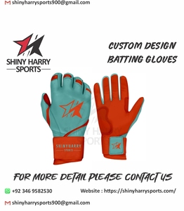 Guantes de softbol de cuero Guantes de bateo de béisbol suaves elásticos antideslizantes para jóvenes adultos - Product Image 5