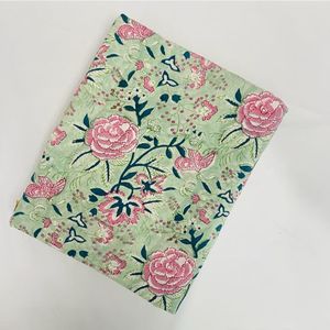 Tay khối in vải cotton mùa hè váy maxi váy làm khối in sân bán buôn 100% cotton mềm vải hoa - Product Image 6