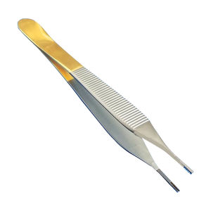 Nuevas Pinzas de Tejido Adson TC Profesionales de Alta Calidad al por Mayor, Rectas de 4-5 Pulgadas, 1x2 Dientes - Product Image 1