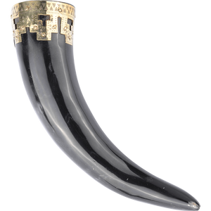 High Quality Eco-Friendly Carved Handcrafted Viking Drinking Horn Animal Style Kitchen Accessory and <b>Souvenir</b> - Product Image 5