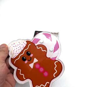 Tuile à cils en acrylique de Noël au pain d'épices, impression de logo personnalisée, tuile de beauté, service OEM, vente en gros - Product Image 6