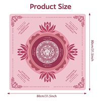 roze Mahjong-mat voor tafel, mooie Mahjong-mat Valentijn Mahjong-mat 31,5 inch grote roze Mahjong-mat tafelkleed voor Mahjong
