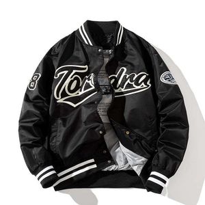 Men's High Quality Polyester/Cotton Chenille Varsity Jacket Custom <b>Hip</b> Hop Vintage Spring Front Logo Waterproof Windproof Nylon - Product Image 4