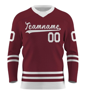 Camisetas de hockey sobre hielo unisex antibolitas personalizadas al por mayor, diseño personalizado y ajuste para mujeres, ropa de hockey sublimada - Product Image 6