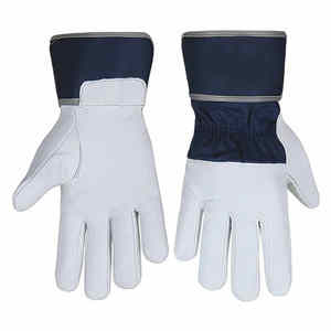 ถุงมือนิรภัยระบายอากาศได้ดีสำหรับผู้ชายถุงมือทำงานหนังแบบปรับแต่งได้ถุงมือทำงานกลางแจ้งทุกวัน - Product Image 2