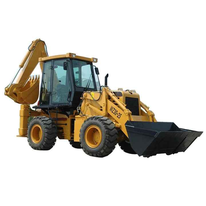 Used 4 Wheel Drive Compact CAT 420F Backhoe Loader / Used 4WD CAT Front Loader Tractors for Construction Works.