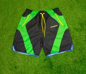 Pantalones cortos cortavientos de tela de nailon y poliéster personalizados, pantalones cortos de nailon con malla interior para hombre con estampado de sublimación de verano - Product Image 1