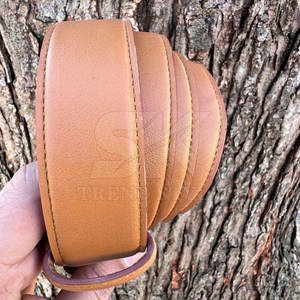 Cinturón de Cuero de un Solo Tono para Hombre y Mujer, Diseño Elegante para Oficina y Fiestas, Cinturón de Cuero de un Solo Tono a la Moda - Product Image 5