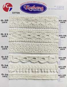 Erkoumi Nouveauté Arrivée Vente en Gros Personnalisée 1cm Écologique Broderie Florale 3D Simple Galon en Dentelle Soluble à l'Eau pour Chaussures & Sacs - Product Image 4