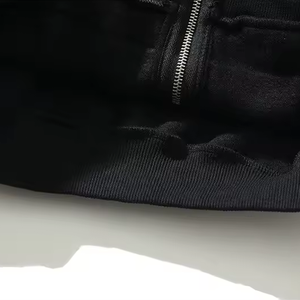 Sudadera con capucha extragrande para hombre de algodón 100% de peso pesado personalizada con estampado 3D en relieve con capucha French Terry Boxy Crop Thermal Solid - Product Image 4