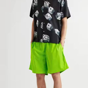 Entrenamiento gimnasio logotipo personalizado estiramiento poliéster Spandex transpirable activo Atlético Split Hem entrenamiento Fitness correr hombres gimnasio pantalones cortos - Product Image 3