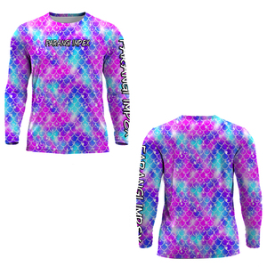 Camisetas Juveniles de Pesca con Protección Solar UPF50+, Cuello Redondo, Manga Larga, Diseño de Tortuga, Secado Rápido y Transpirables, Fabricante OEM, Personalizadas, 2026 - Product Image 2