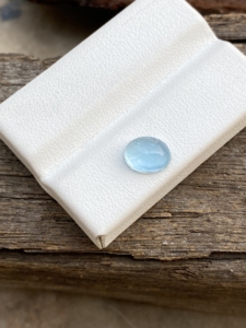 Increíble PIEDRA DE cabujones de forma ovalada de Aguamarina de Color superior Natural con buen brillo, piedras preciosas sueltas para hacer joyas de 1,59 quilates - Product Image 5
