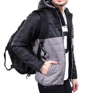 Chaqueta acolchada de alta calidad para hombre estilo formal de invierno con cierre de cremallera, chaqueta personalizada OEM para una calidez elegante - Product Image 4