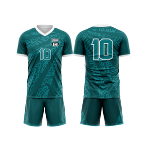 Uniforme de Fútbol Personalizado OEM/ODM, Sin Costuras, Elástico en 4 Direcciones, Secado Rápido, 100% Poliéster, Diseño Transpirable, Sublimado para Invierno - Product Image 2