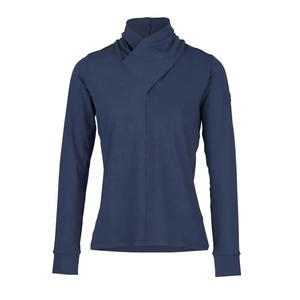 Protección UV de alta calidad para montar a caballo, carreras, espectáculo, camisa de manga larga, equitación ecuestre, media cremallera, camiseta superior para montar a caballo - Product Image 4