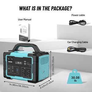 蓝色钢铁侠1800W便携式发电机，带标准插头数字显示可视化 + 多充电模式 - Product Image 3