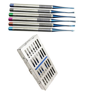 ชุดเครื่องมือถอนฟันสแตนเลสเกรดพรีเมียมสำหรับการผ่าตัดช่องปาก ประกอบด้วยคีม PDL และอุปกรณ์ยกโคนฟัน สำหรับการถอนฟันที่มีการเคลื่อนตัวของโคนฟัน - Product Image 3