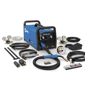 เครื่องเชื่อมมัลติโปรเซส Stock Multimatic 215 Auto-Set พร้อมชุดเชื่อม TIG แบบพกพา มอเตอร์ DC สำหรับเชื่อมสแตนเลส ทองแดง สภาพใหม่และมือสอง - Product Image 1