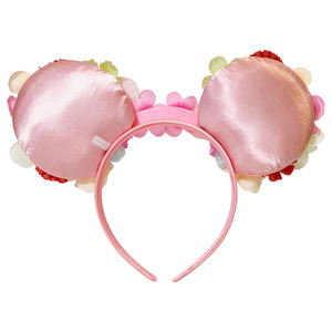MUESTRA PARA VENTA AL POR MENOR H.E.R. Accesorios con Licencia Oficial: Orejas de Minnie - Diadema Colorida para Disfraces de Niños - Adorno Floral para el Cabello para Fiestas de Cumpleaños - Product Image 1