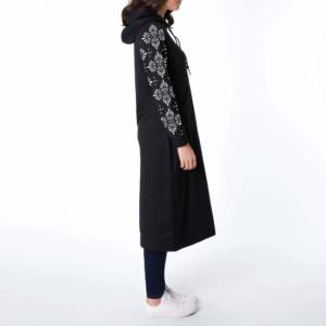 Custom High Quality Hoodies for Women's <b>Islamic</b> Fashion Embroidered Hoodies Anti-pilling Knitted for Spring Winter OEM Available - Product Image 2