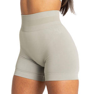Shorts de sport sans couture taille haute pour femmes, compression, entraînement, yoga, shorts de cycliste, vêtements de sport actifs, serrés - Product Image 5