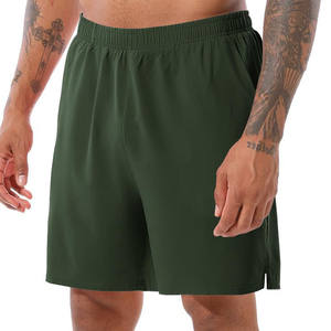 Alta calidad elástico Fitness Casual entrenamiento hombres pantalones cortos entrenamiento secado rápido Streetwear transpirable deportes sudor gimnasio pantalones cortos para hombres - Product Image 2