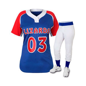 Camiseta personalizable de softbol para adultos y pantalones de béisbol, ropa deportiva con estampado de sublimación DIY para juego/práctica para uniforme de Club - Product Image 2