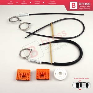 Kit de réparation de lève-vitre électrique BWR776 pour porte avant Touareg MK1 7L Cayenne 9PA 955 957 2002-2010 7L0837461 62 - Product Image 2