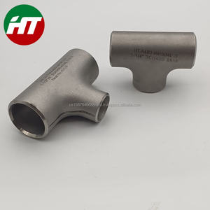 Té en acier au carbone sans couture 16 "DN40 SCH10S ASTM A234 WPB coude 180deg A234wpb - Product Image 2