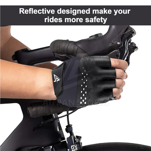 Gants de cyclisme unisexes Gants de sport pour vélo Gants demi-doigts de qualité supérieure Gants de cyclisme pour hommes - Product Image 5